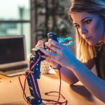 Robotics is her passion